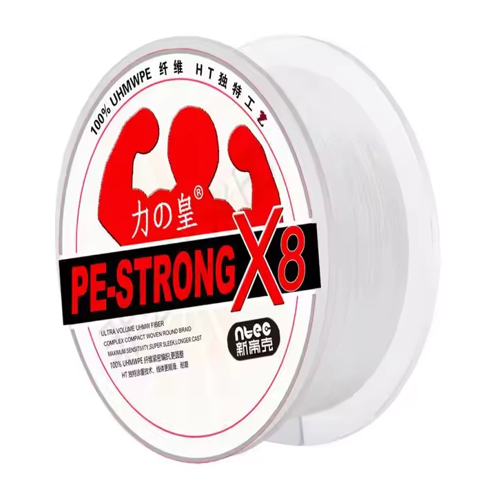 Hilo de pescar multifilamento trenzado 100% PE de 8 hebras 100M