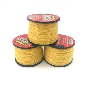 Línea de ladrillos de 1 mm de línea de ladrillos de nylon de color amarillo para albañiles