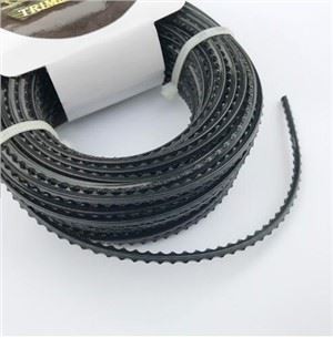 0.095inch negro color sierra forma línea recortadora de nylon