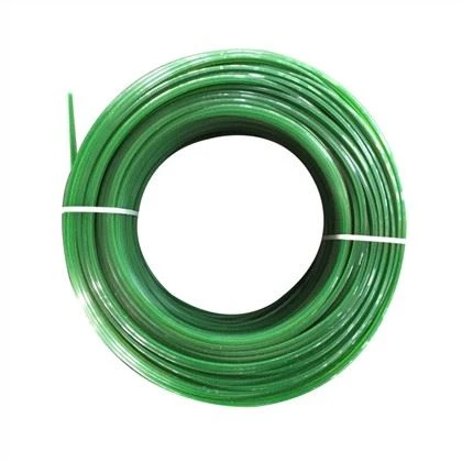 Línea de recortadora de nailon de forma cuadrada de 2,4 mm para cortadora de césped
